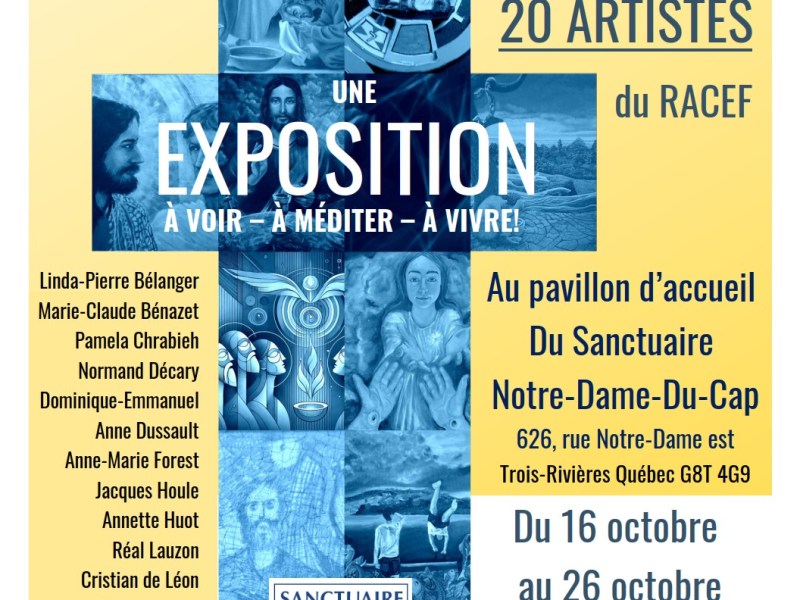 Lancement de l&rsquo;expo du RACEF au Sanctuaire Notre-Dame-du-Cap